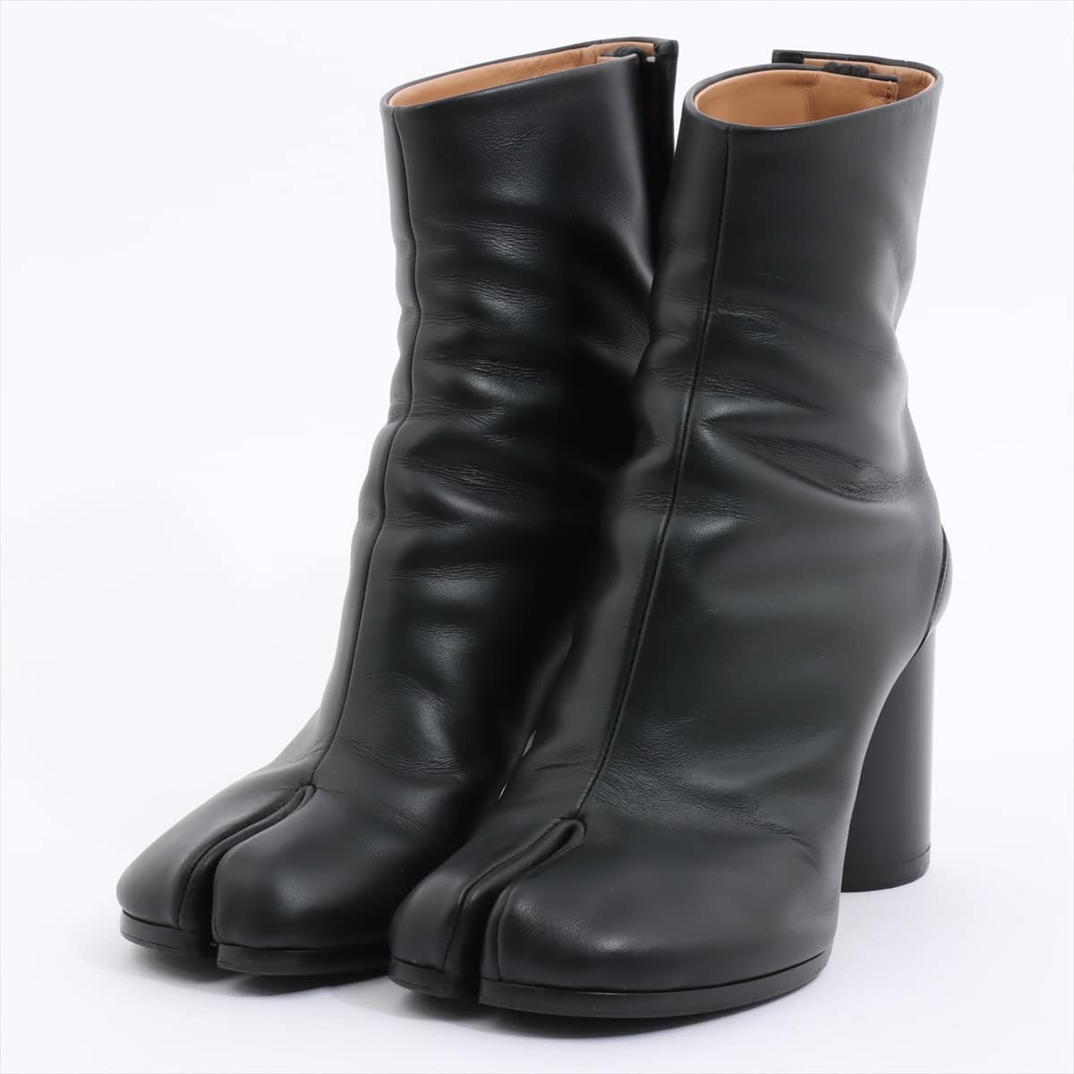 Maison Margiela TABI Leather Boots 37 1/2 Ladies' Black