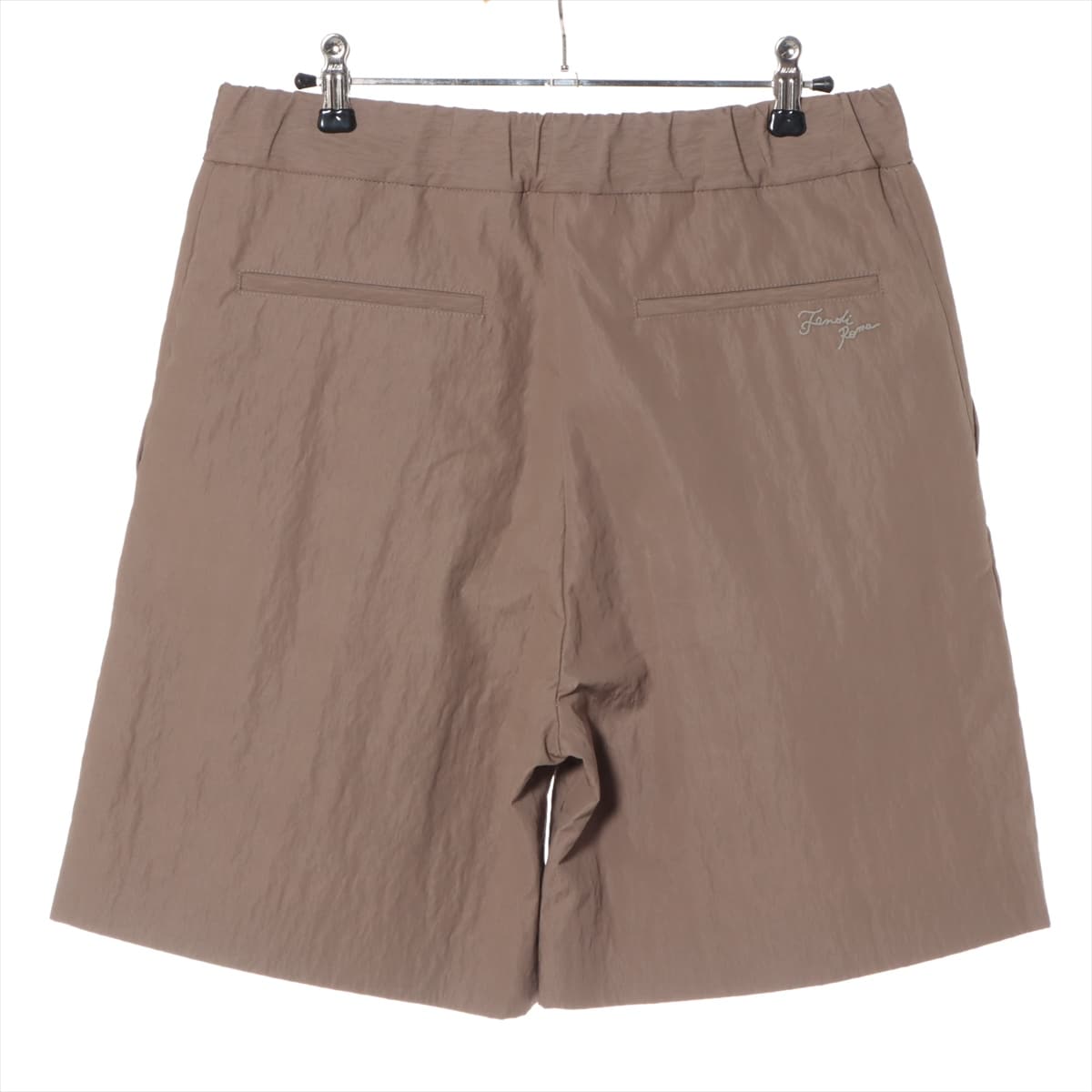 Fendi 21 years Cotton & nylon Pants 46 Men's Beige  FB0736 Bermuda shorts