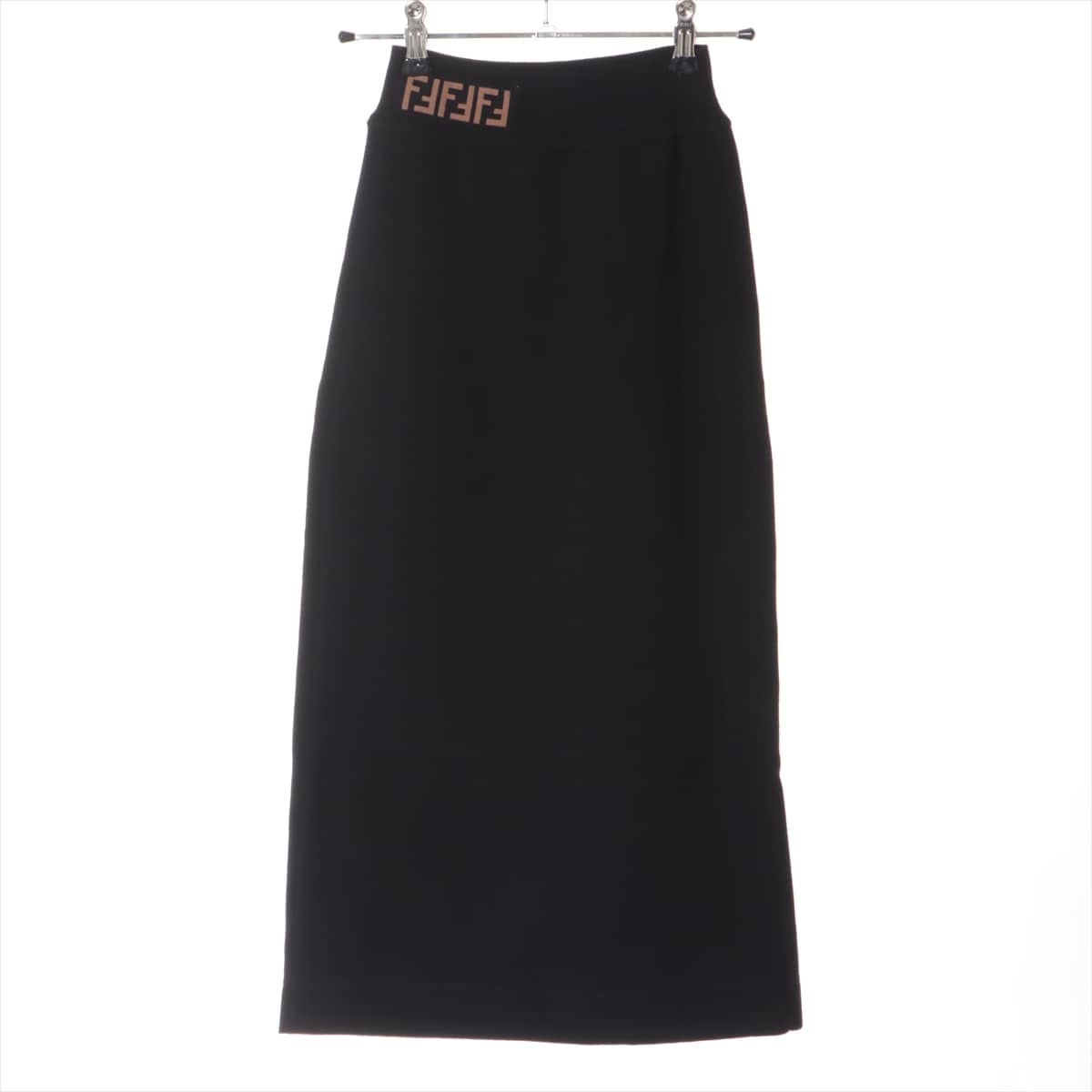 Fendi ZUCCa 18 years Polyester × Rayon Skirt 36 Ladies' Black  FZQ577