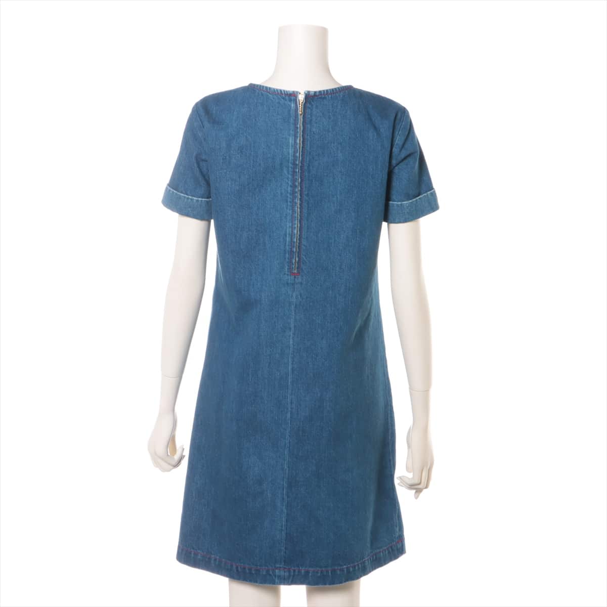 Gucci Cotton Dress 36 Ladies' Blue  678827