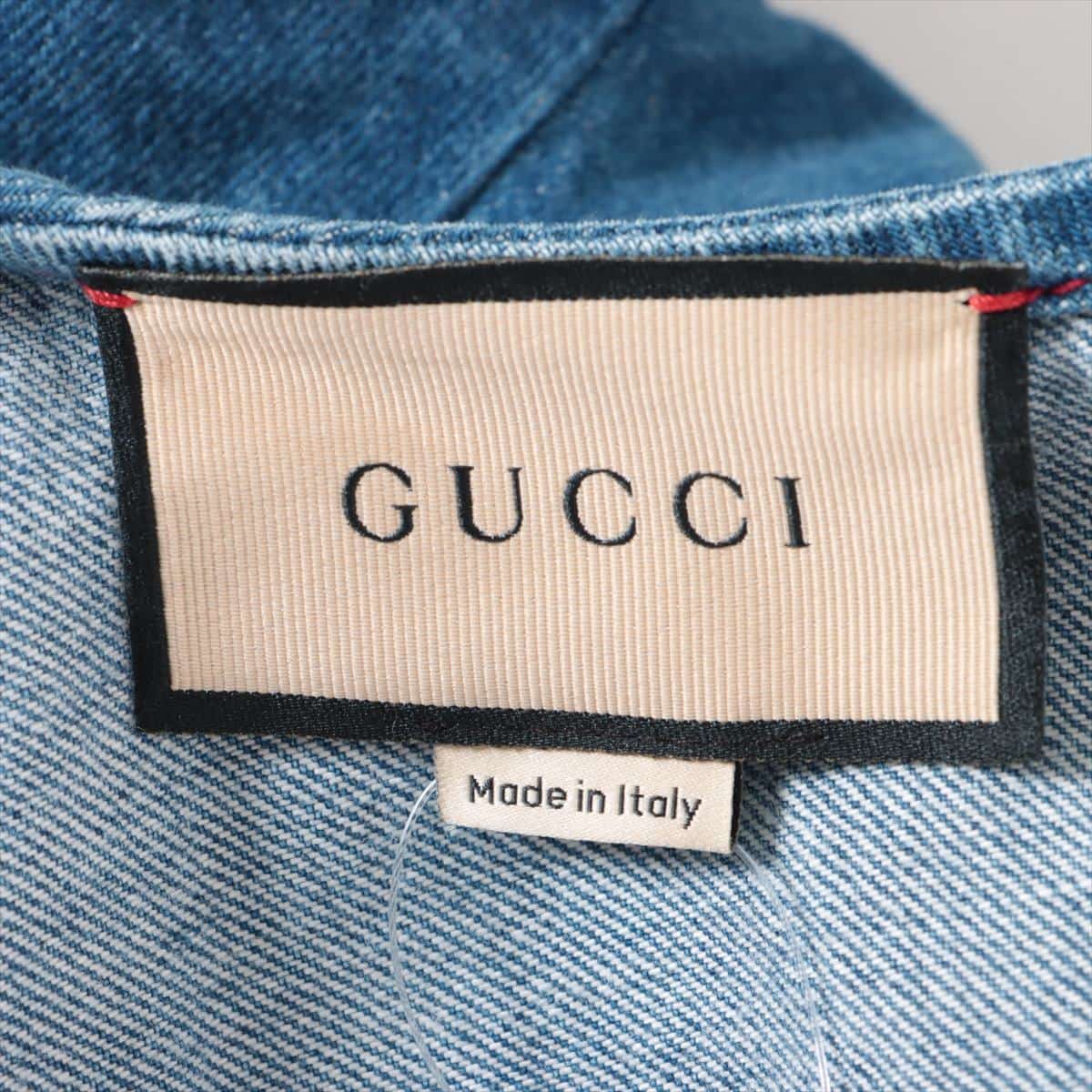 Gucci Cotton Dress 36 Ladies' Blue  678827
