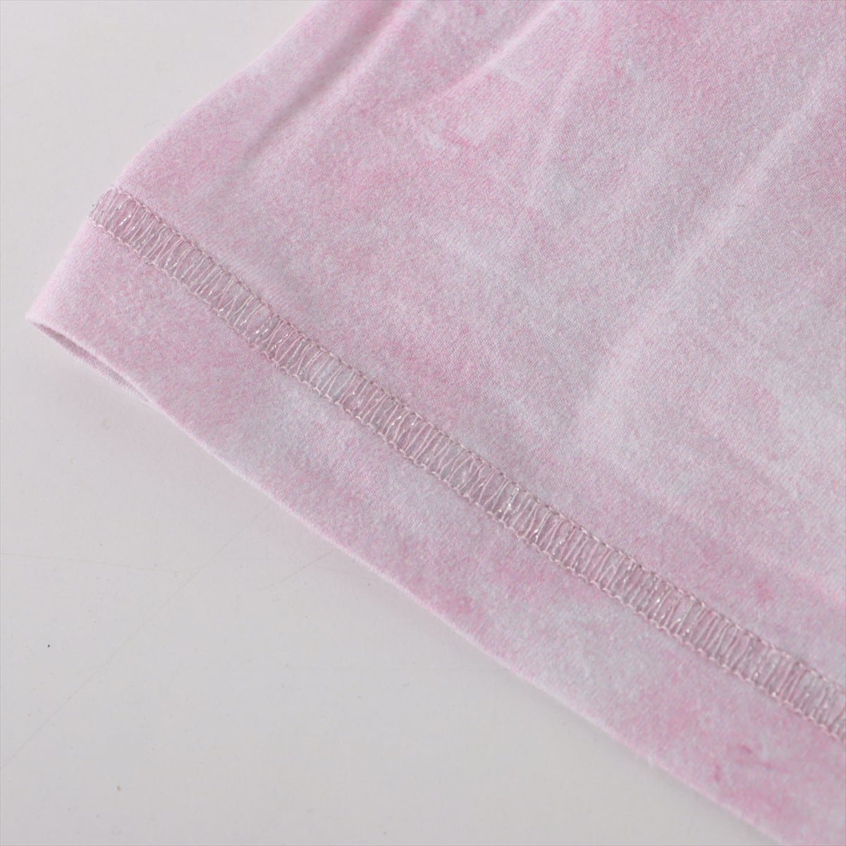 Chanel Coco Mark 09C Cotton & polyurethane T-shirt 38 Ladies' Pink  Tie-dye