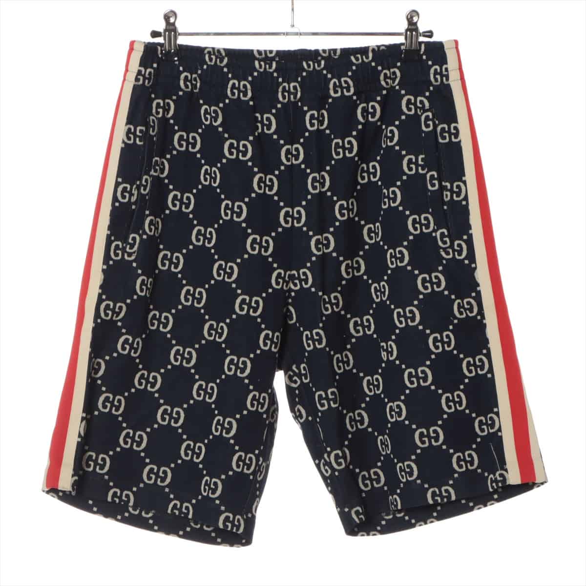 Gucci GG jacquard Cotton Short pants XS Men's Navy blue