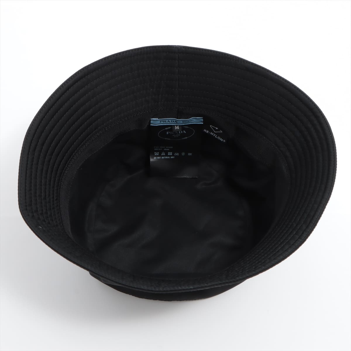 Prada 1HC137 Tessuto Hat Cotton Black
