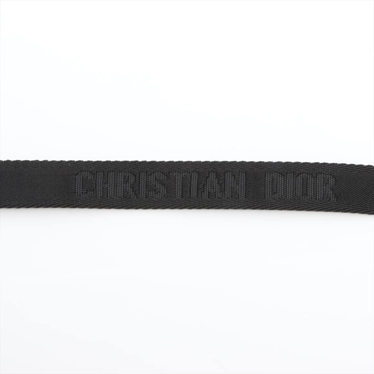 Christian Dior CD logo Belt Nylon Black