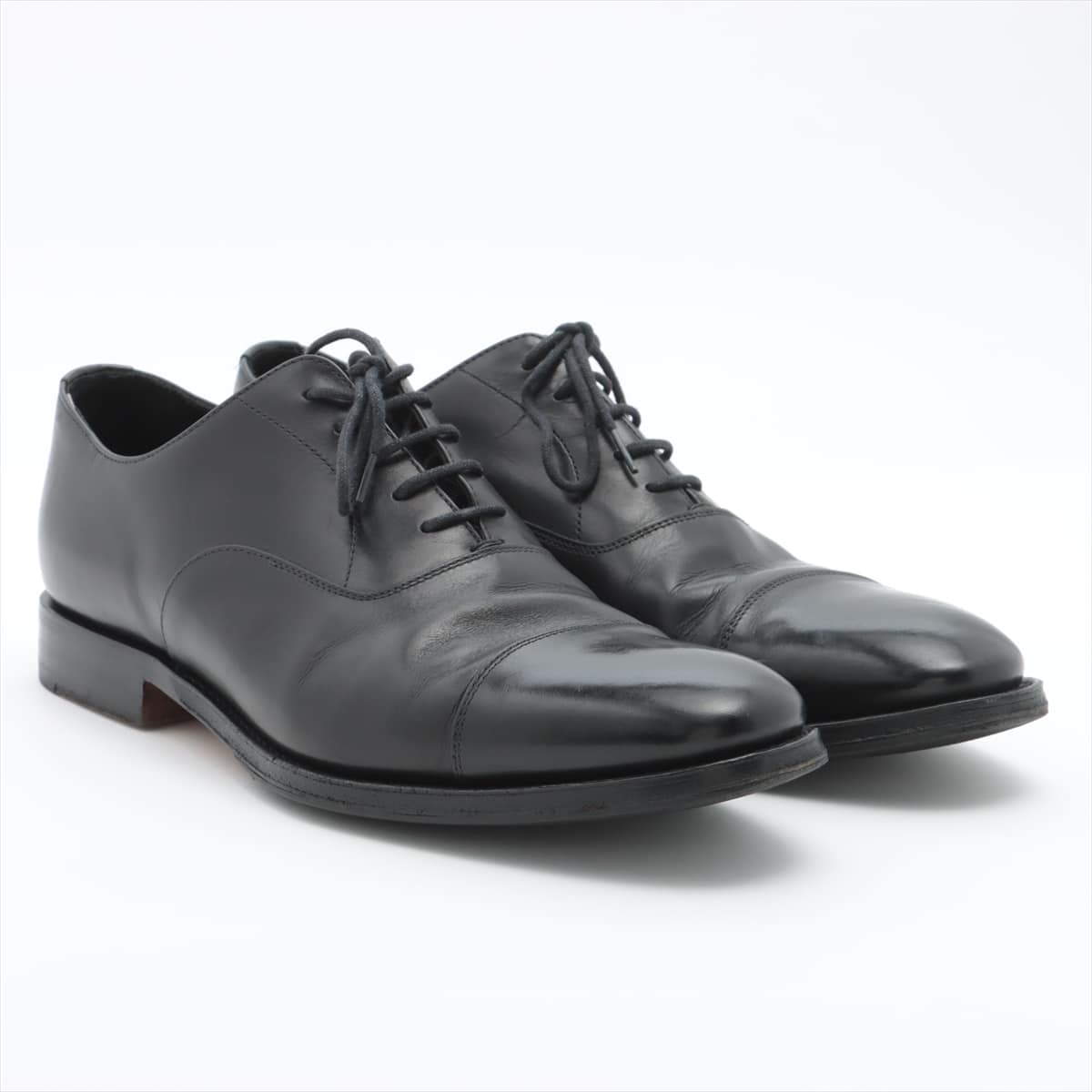 Prada Leather Dress shoes 6 Men's Black 2EB129