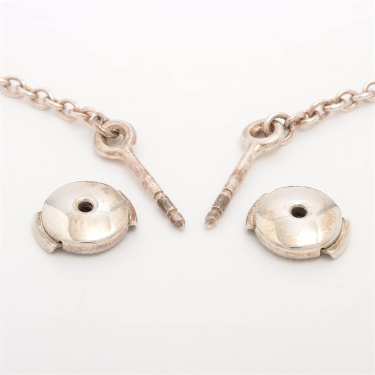 Hermès Chaîne d'Ancre Piercing jewelry (for both ears) 925 6.7g Silver