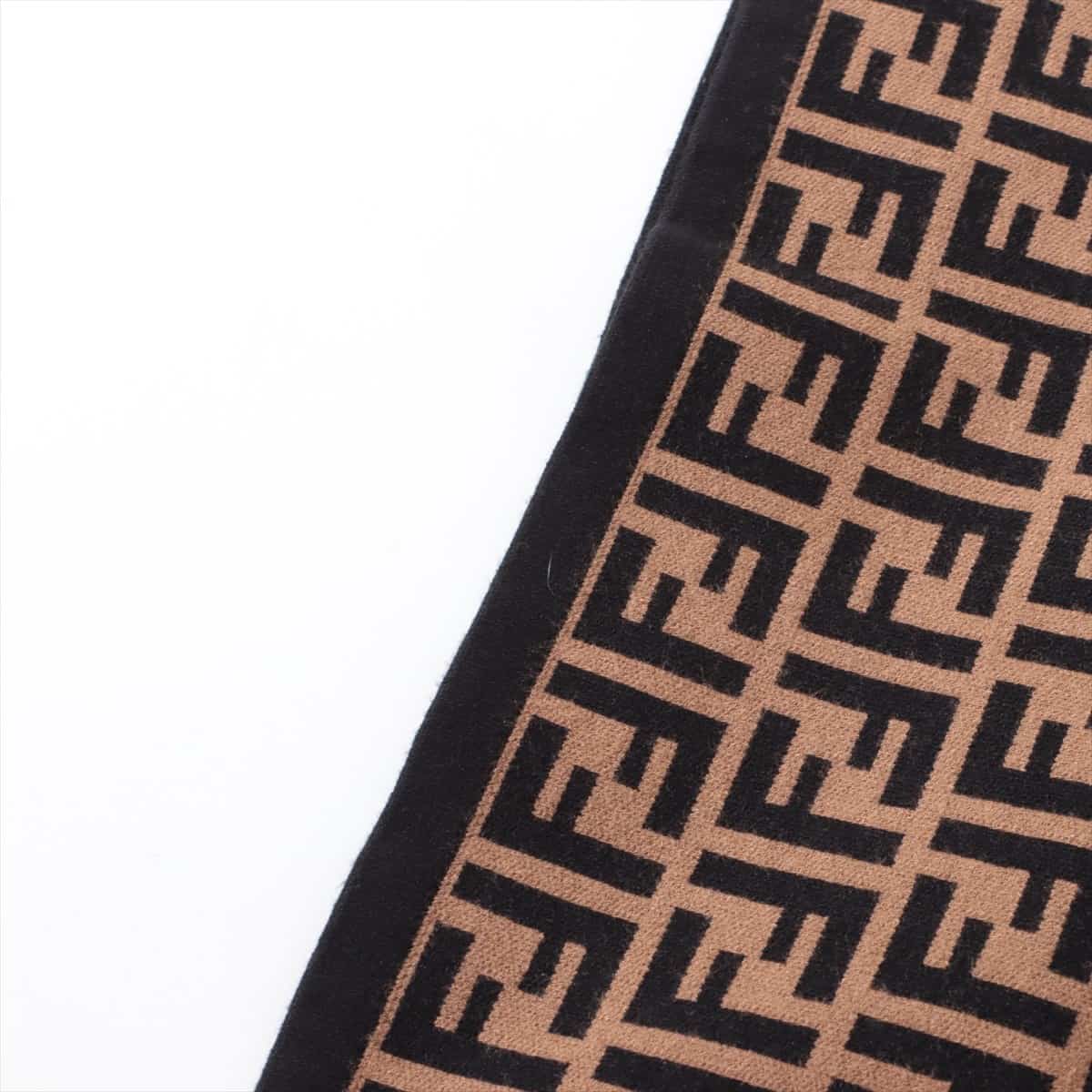 Fendi ZUCCa 18 years Polyester × Rayon Knit dress 38 Ladies' Black × Brown  FZD753