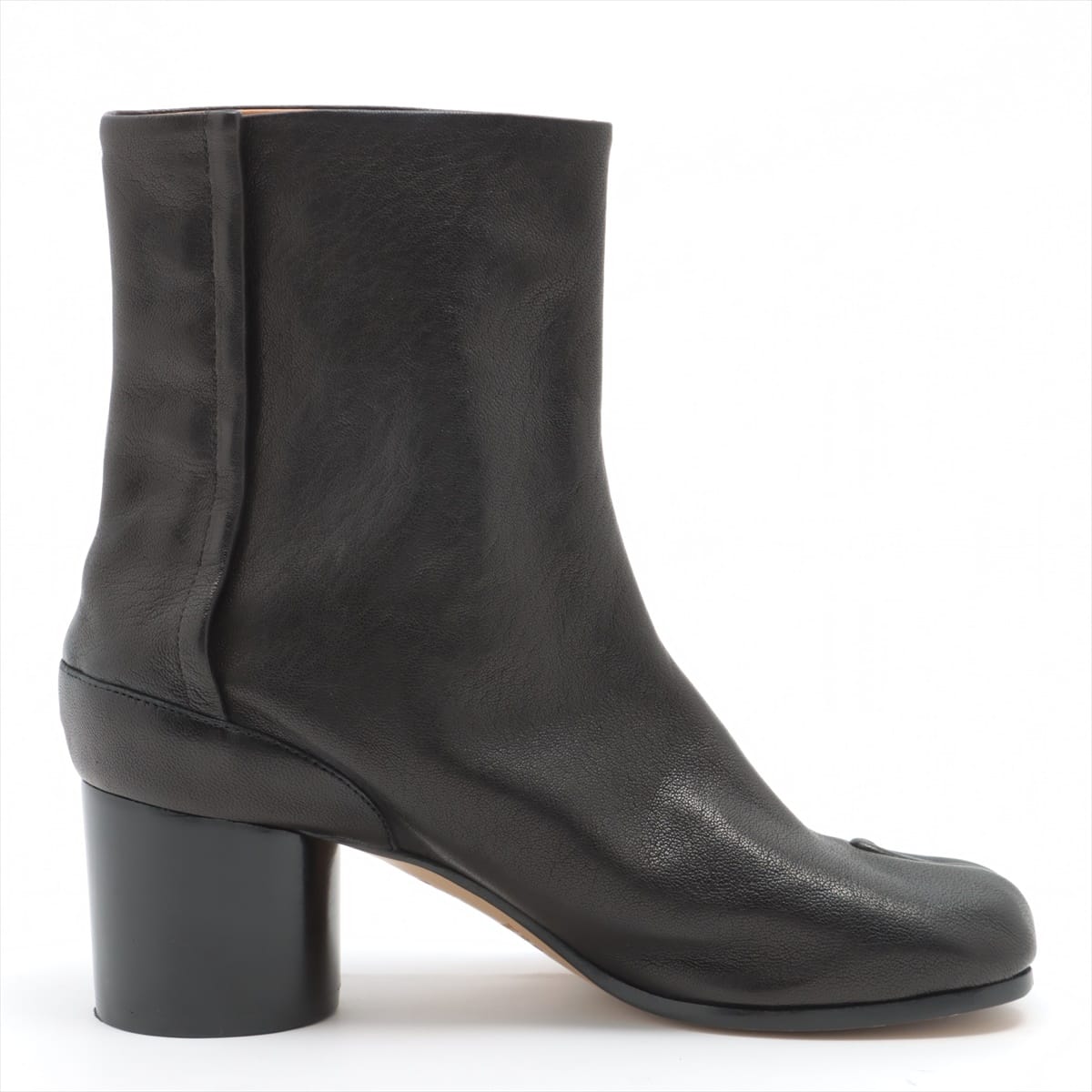 Maison Margiela TABI Leather Short Boots 36 Ladies' Black Tabi 22