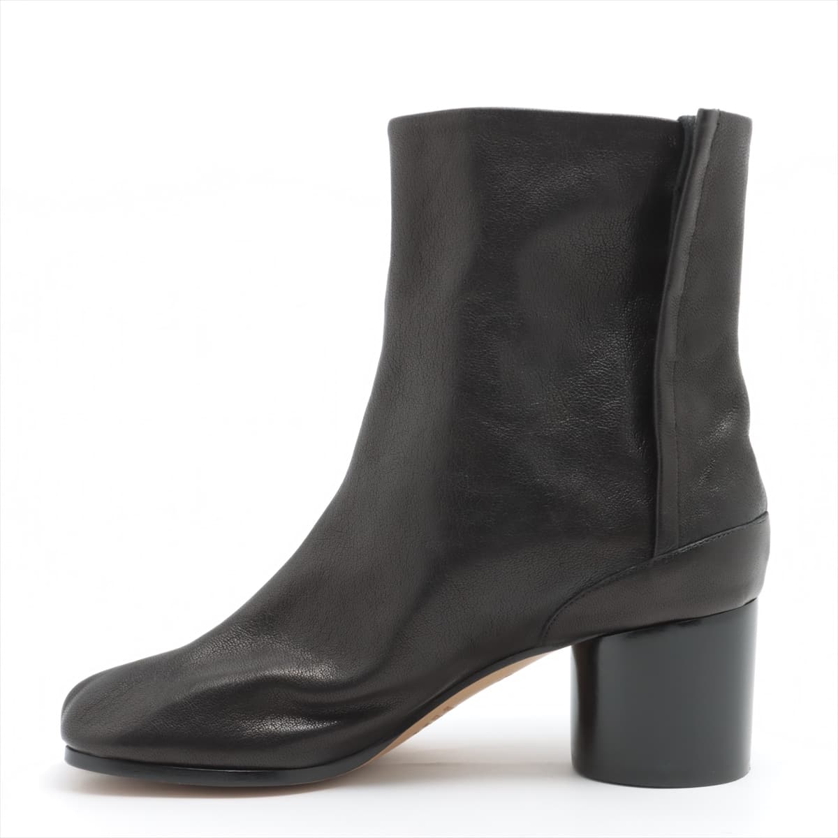 Maison Margiela TABI Leather Short Boots 36 Ladies' Black Tabi 22