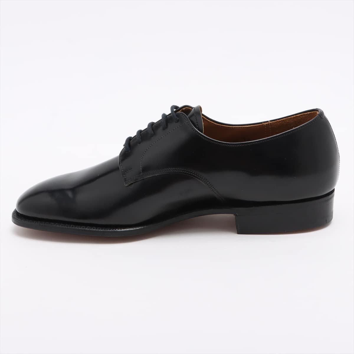 Church's Leather Dress shoes 5 1/2F Men's Black plain toe Outer feather Three cities