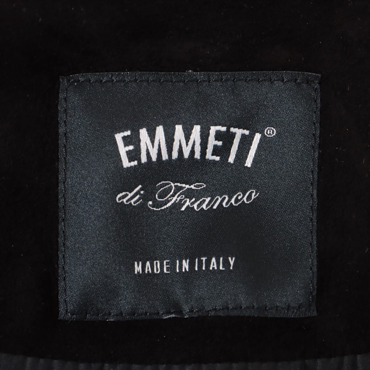 Emmeti Goatskin Leather jacket 48 Men's Black