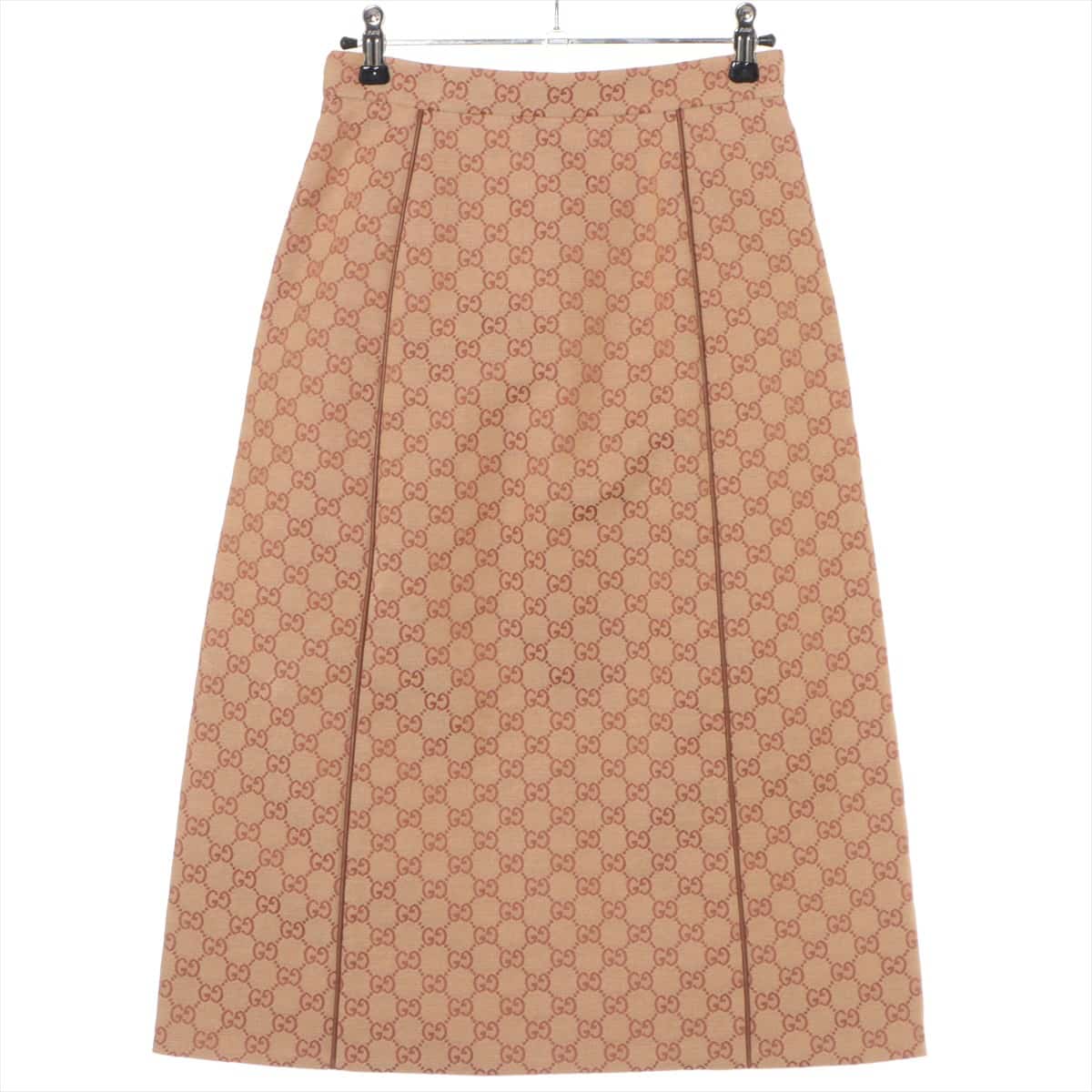 Gucci GG jacquard 18 years Cotton & polyester Skirt 36 Ladies' Beige  572348