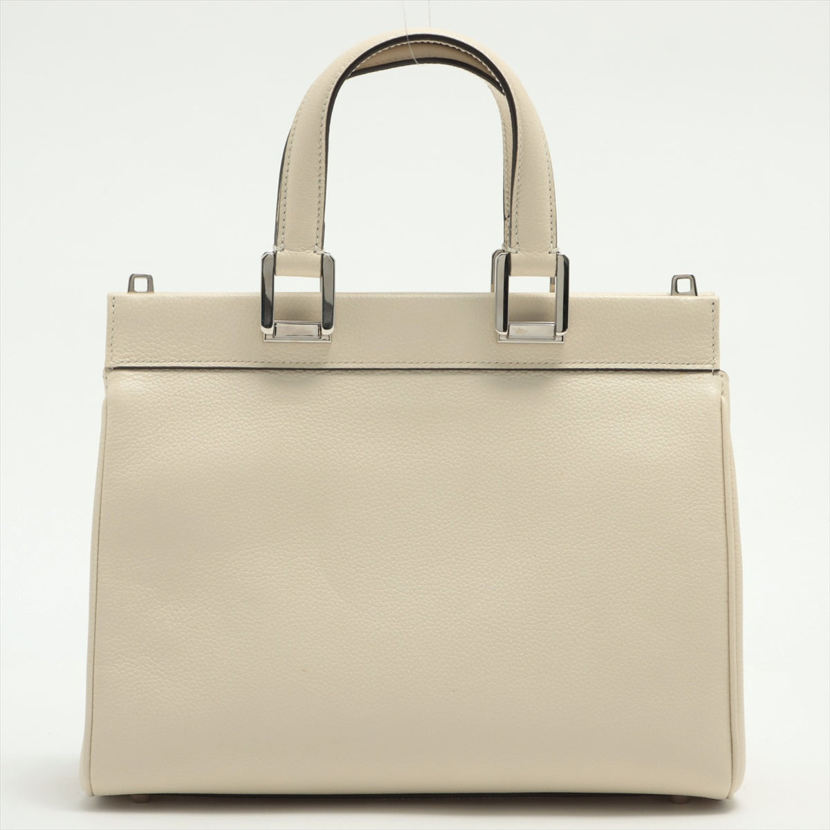 Gucci Zumi Leather 2 Way Handbag White 569712
