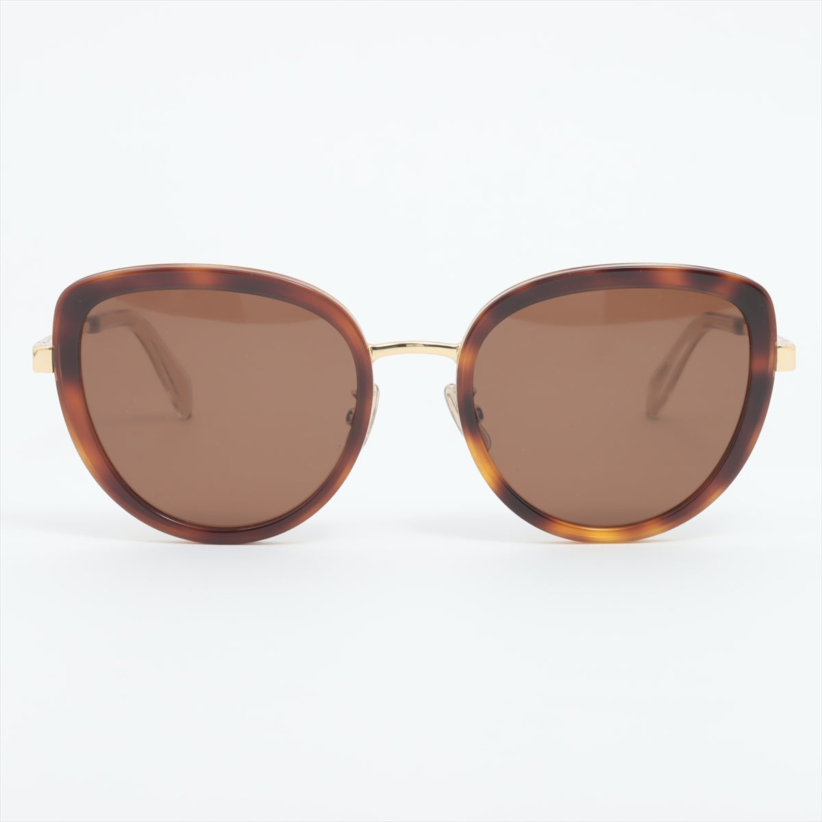 Celine CL40203U Sunglasses GP x plastic Gold x brown