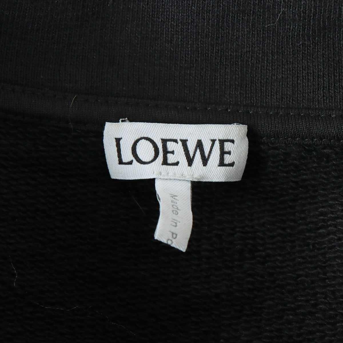 Loewe 22AW Cotton Parker XS Ladies' Black  pump splint