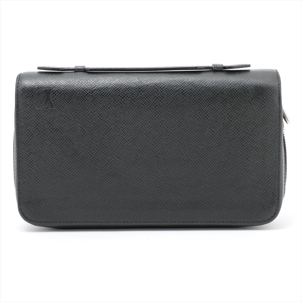 Louis Vuitton Taiga Zippy XL M44275 Black Zip Round Wallet