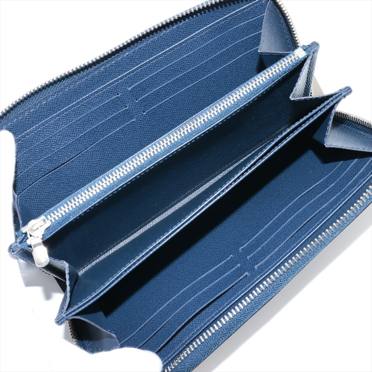 Louis Vuitton Epi Zippy Wallet M61873 Indigo blue Zip Round Wallet