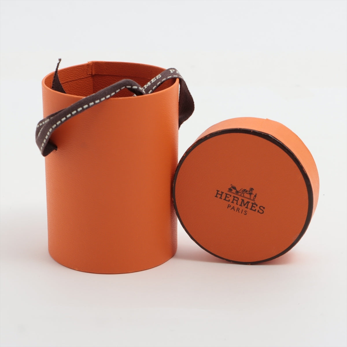 Hermès Twilly Bolduc Scarf Silk Orange