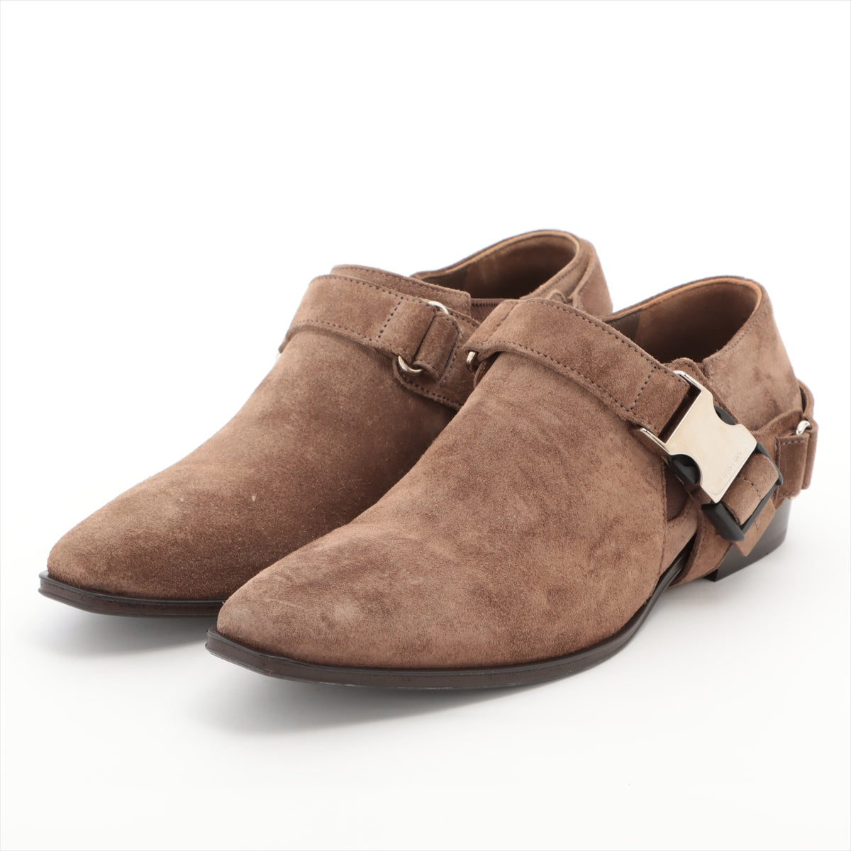 Prada Suede Leather shoes 35 Ladies' Brown 1T304L