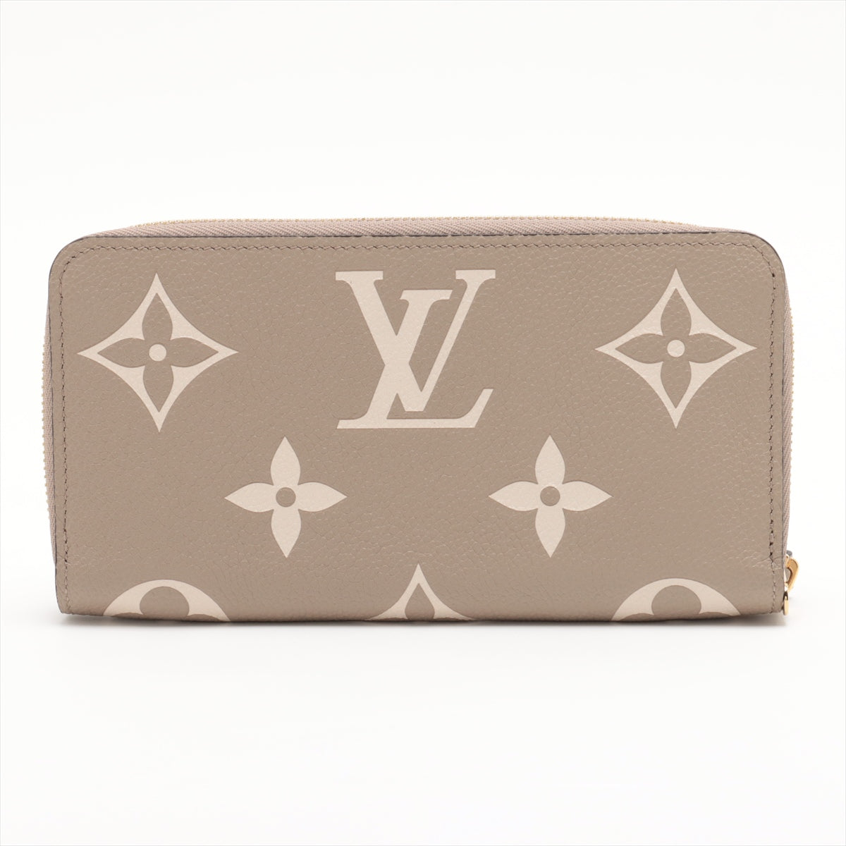 Louis Vuitton Bicolor Monogram Empreinte Zippy Wallet M69794 Tourtre-Claims Zip Round Wallet