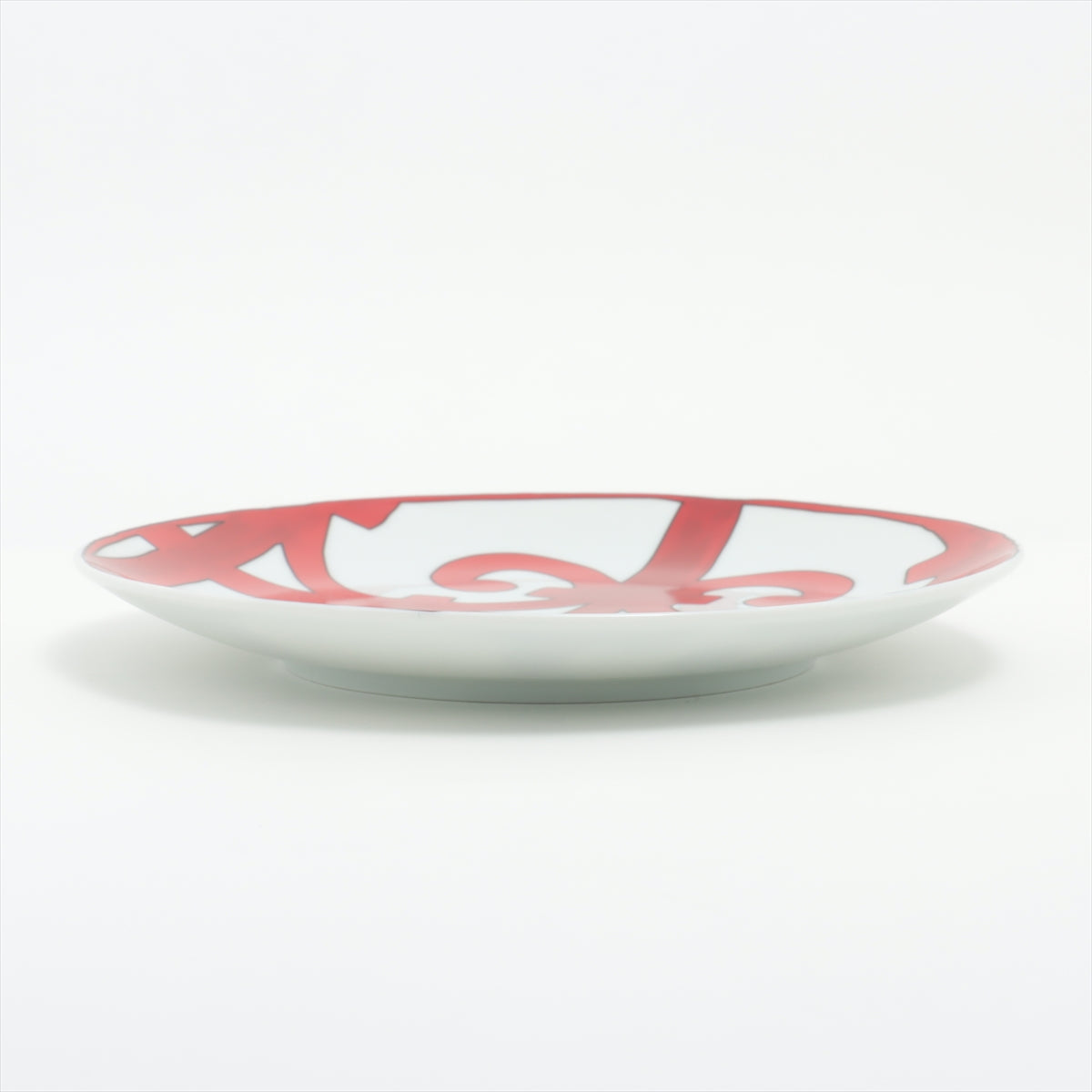 Hermès Guadalquivir Plates 17cm Ceramic Red dessert plate