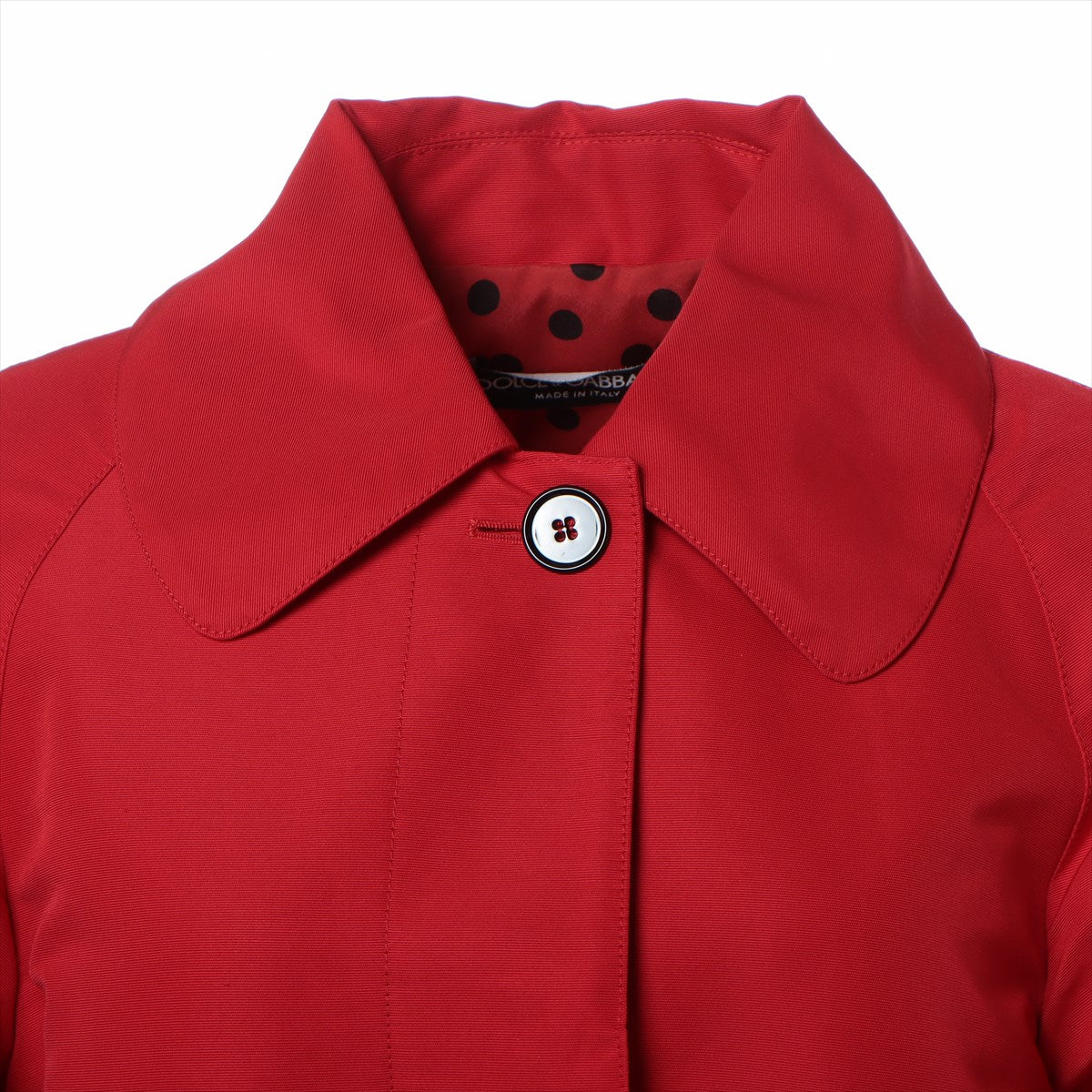 Dolce & Gabbana Cotton & nylon coats 38 Ladies' Red  Balmacarn Coat belted F0M09T