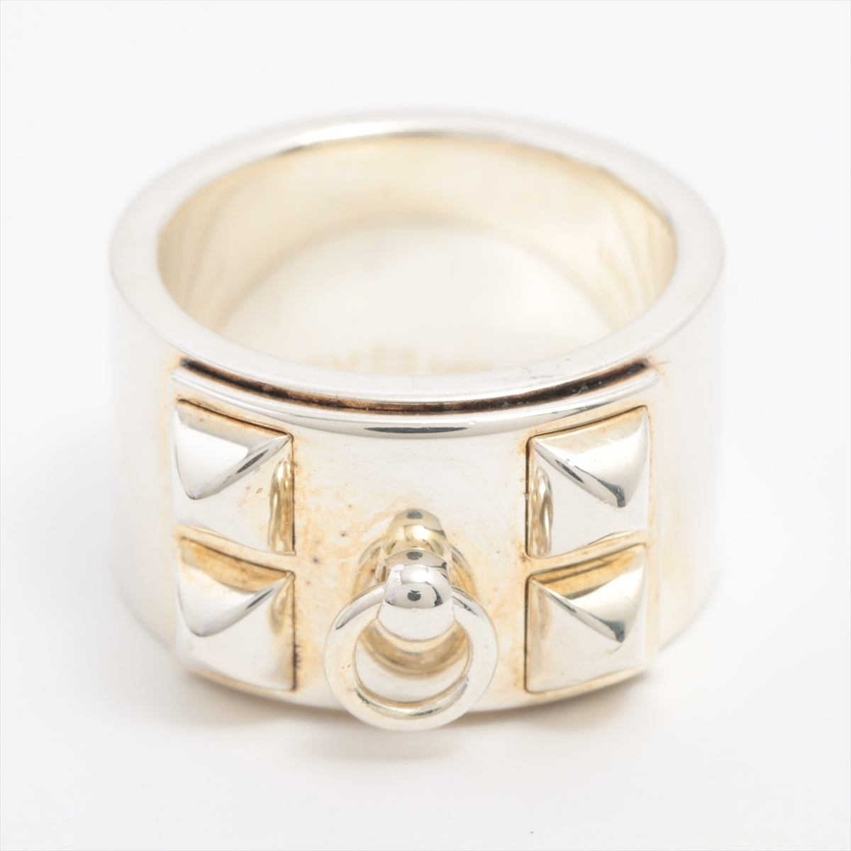 Hermès Collier de Chien Ring 52 925 16.4g Silver