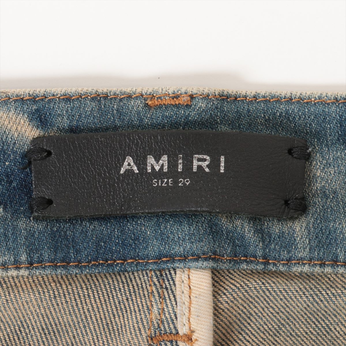 AMIRI Cotton Denim Pants UK29 Men's Blue Indigo  150712 Crash processing