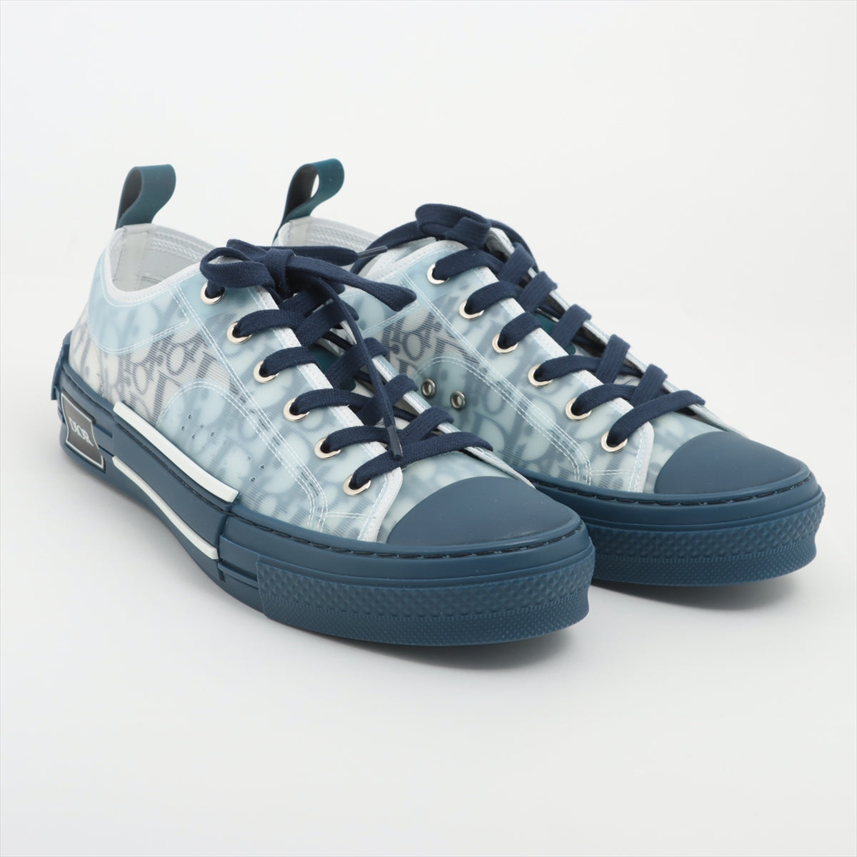Dior Oblique PVC x rubber Sneakers 40 Men's Navy Blue 20CDC