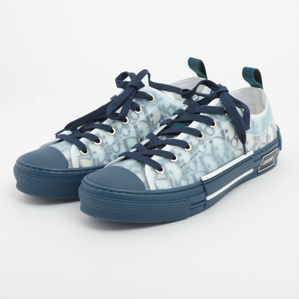 Dior Oblique PVC x rubber Sneakers 40 Men's Navy Blue 20CDC