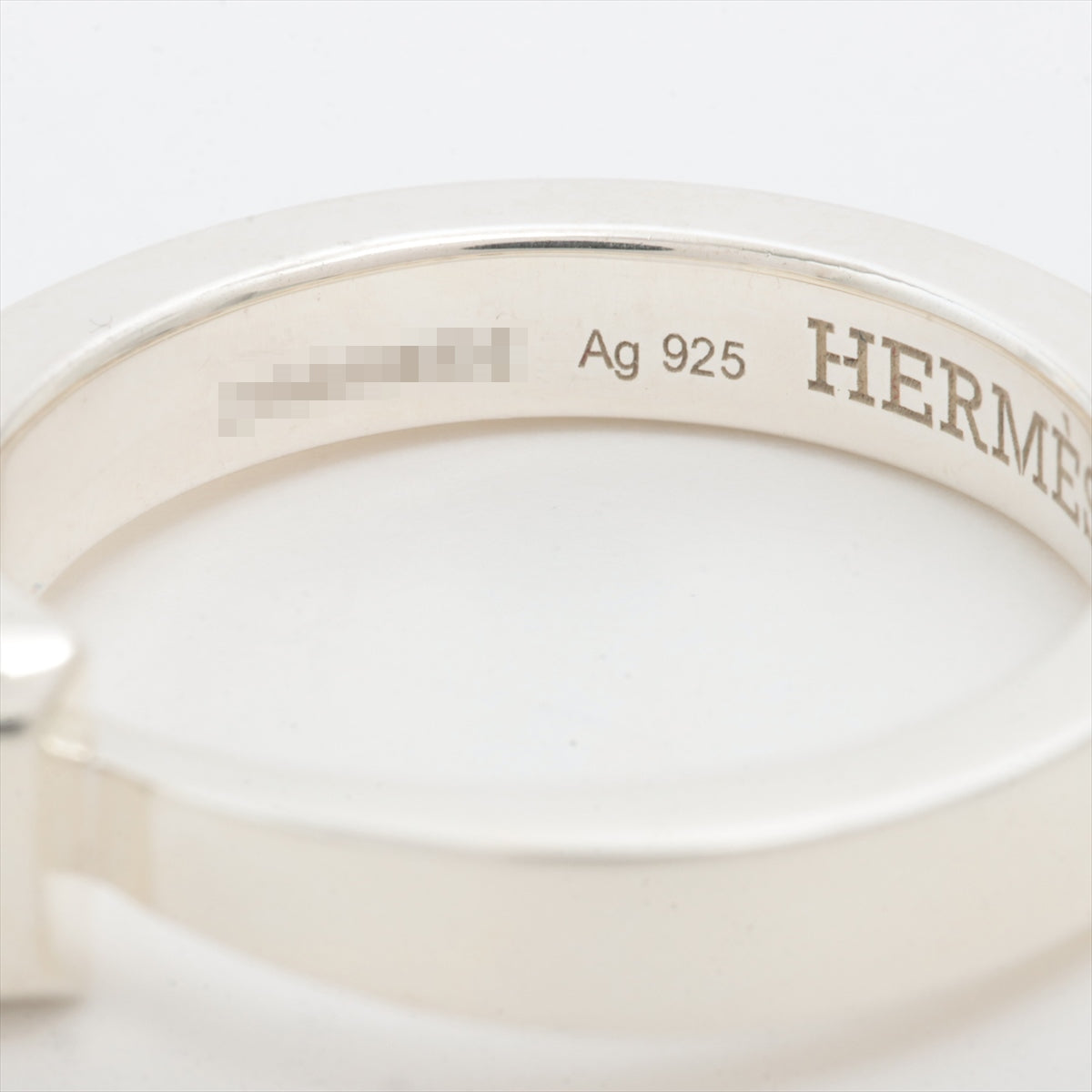 Hermès Clou de Forge PM Ring 925 6.6g Silver