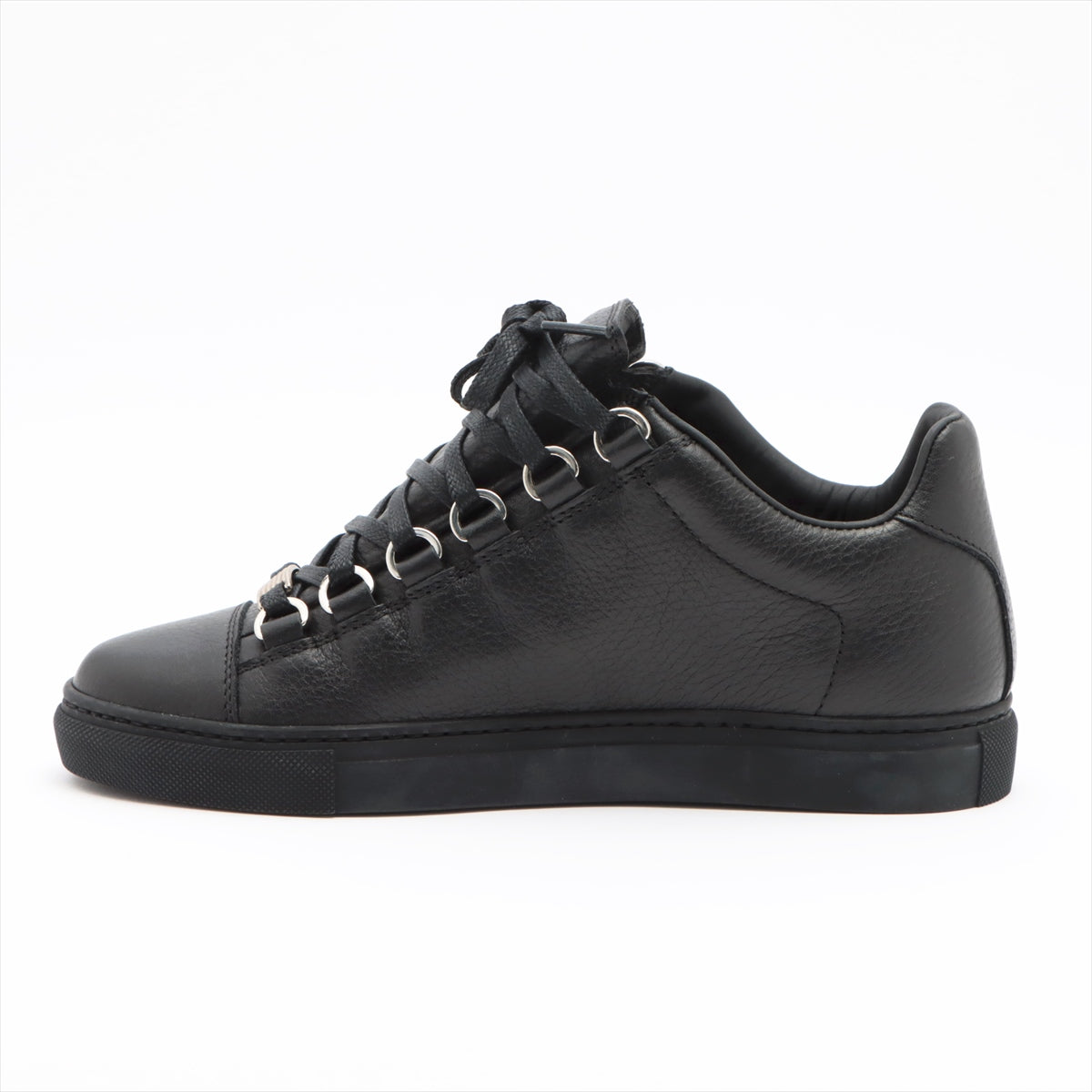 Balenciaga Leather Sneakers 35 Ladies' Black 433295 Box Included