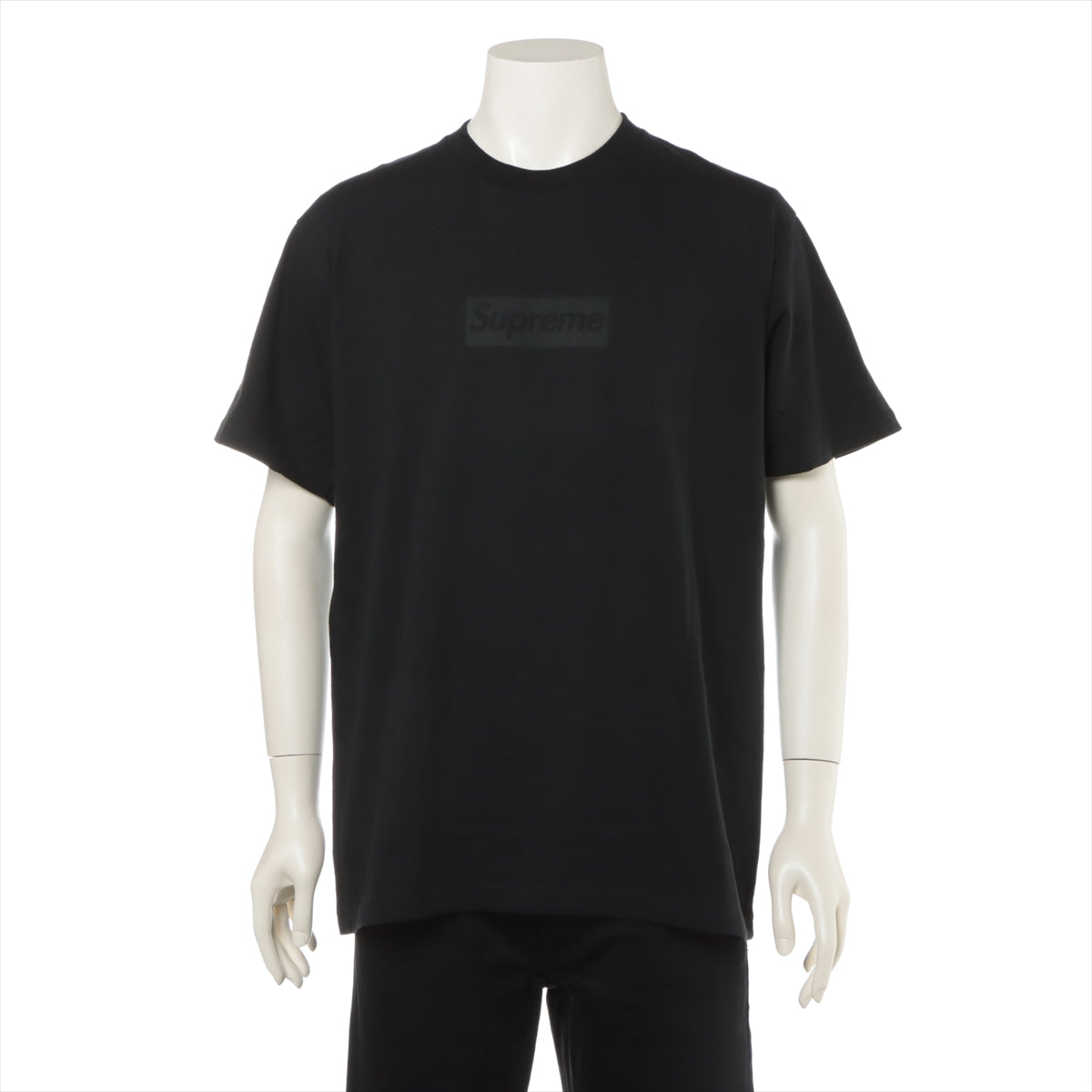 Supreme 23SS Cotton T-shirt M Men's Black  Tonal box logo