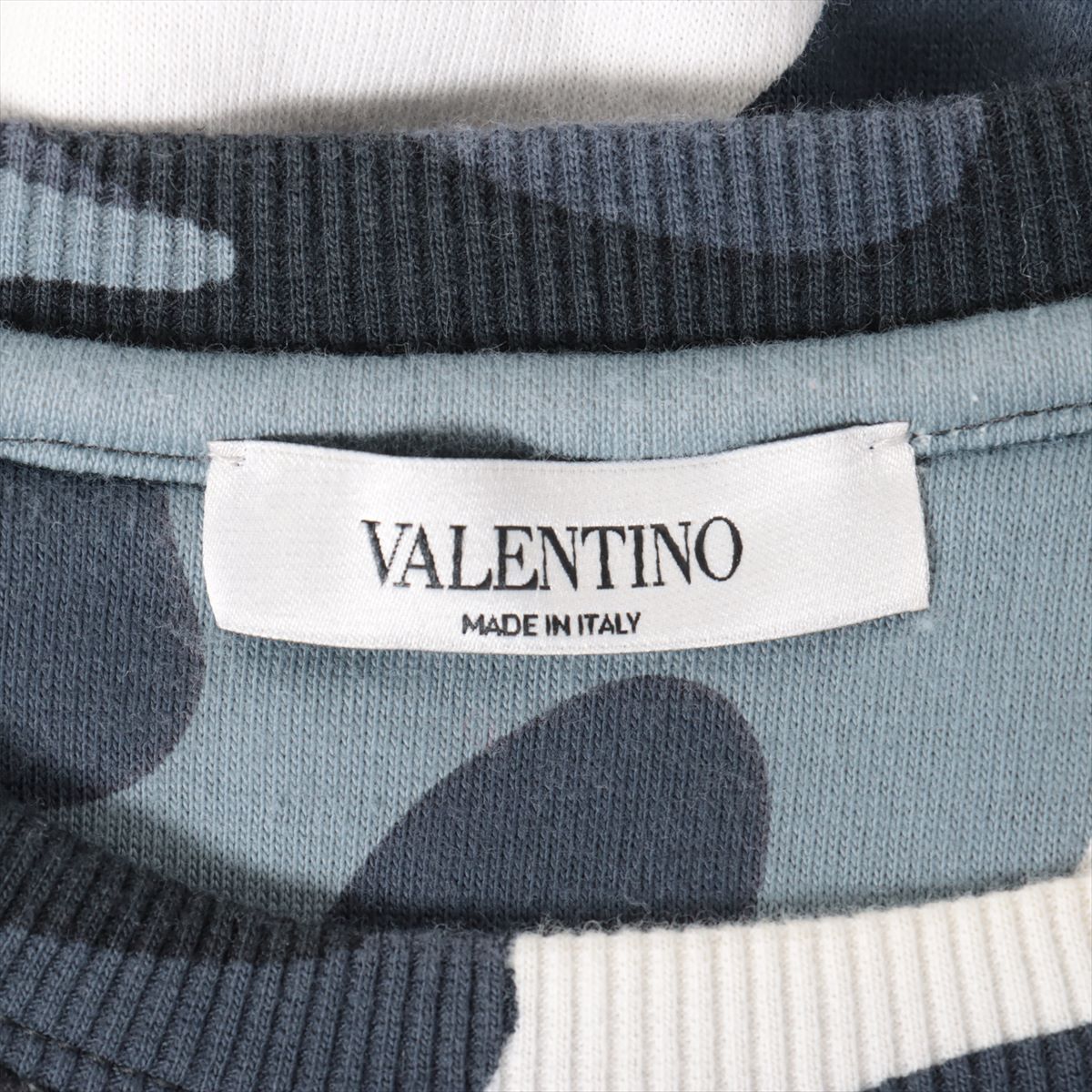 Valentino Cotton Basic knitted fabric M Men's Camouflage
