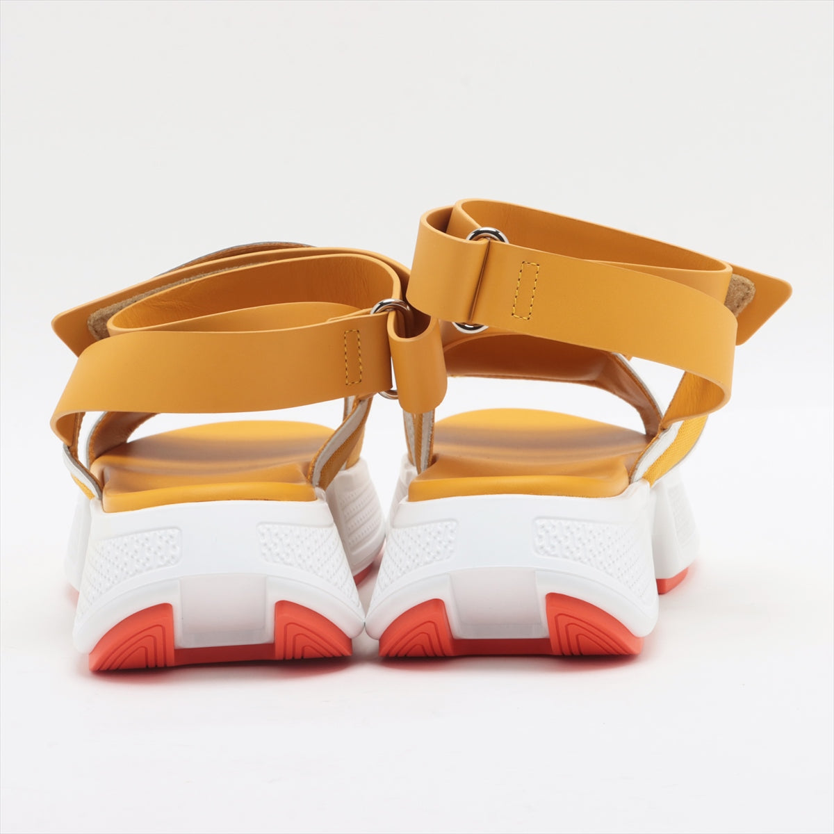 Hermès Leather Sandals 36.5 Ladies' Yellow geek Bag Included