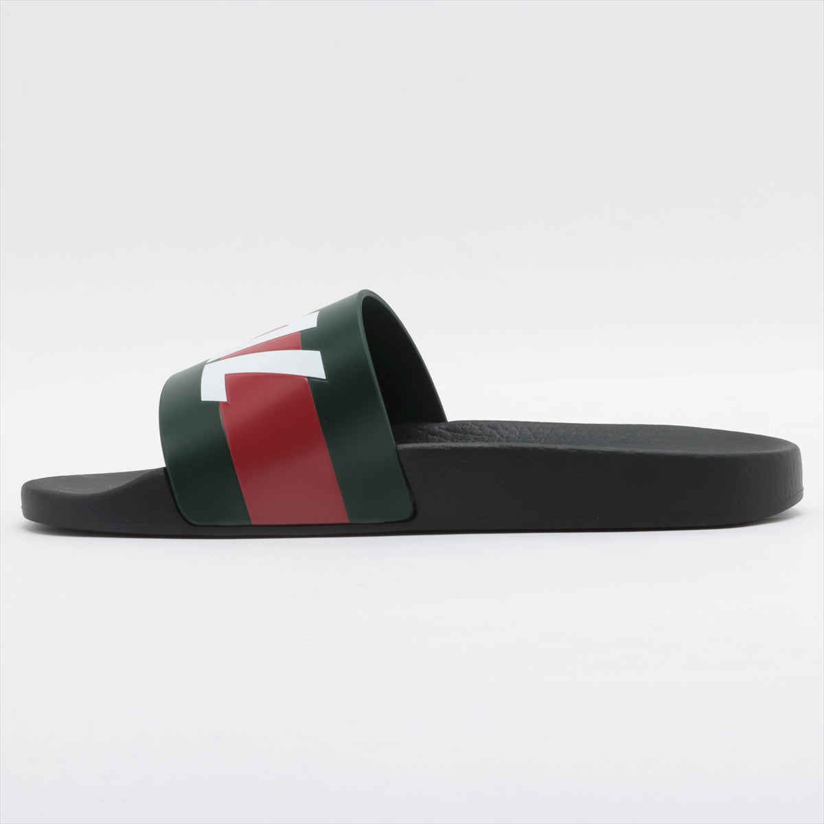 Gucci Rubber Sandals 8 Men's Black 723353