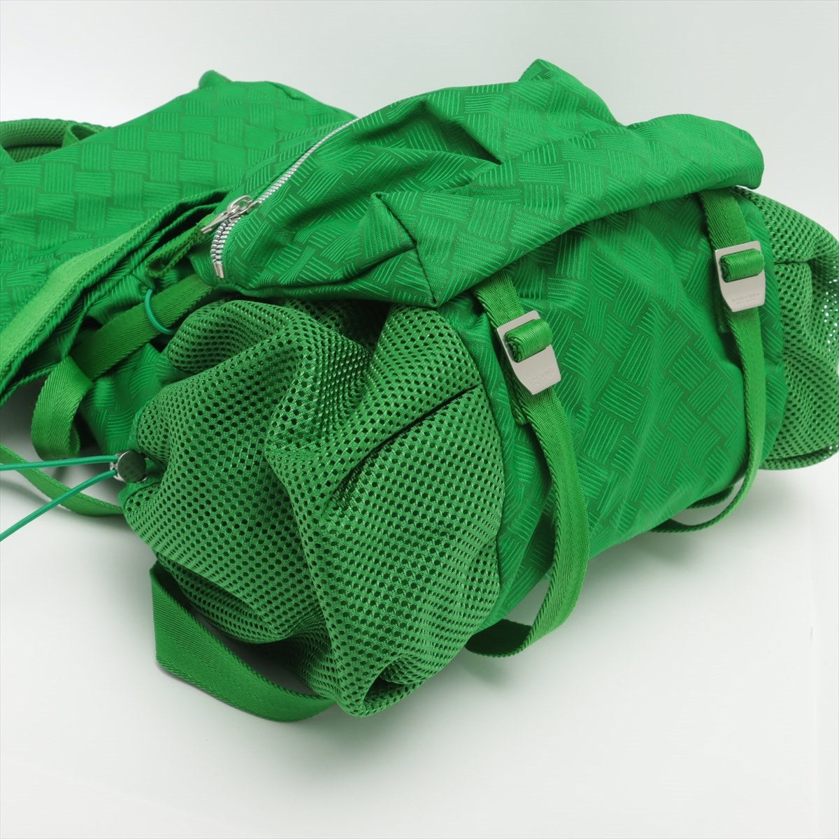 Bottega Veneta Nylon Backpack Green