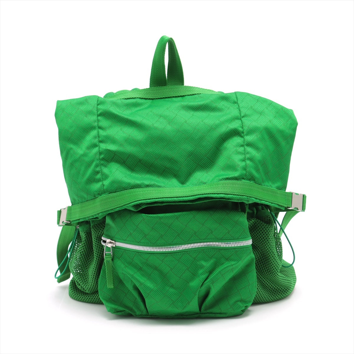 Bottega Veneta Nylon Backpack Green