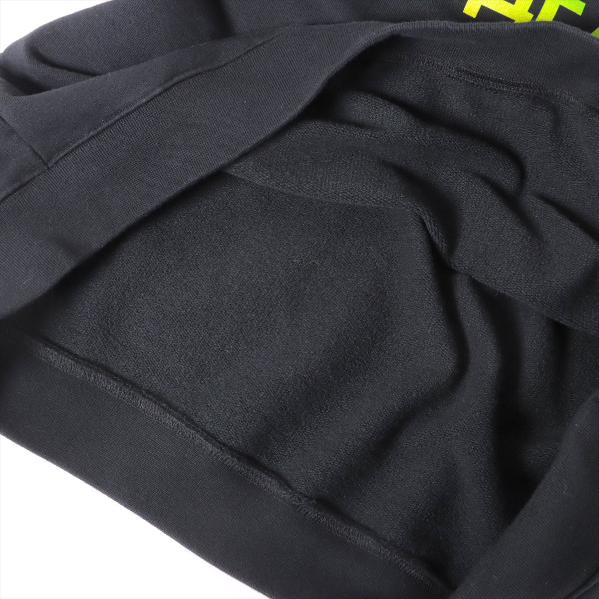 Vetements Cotton & Polyester Parker S Men's Black  logo hoodie
