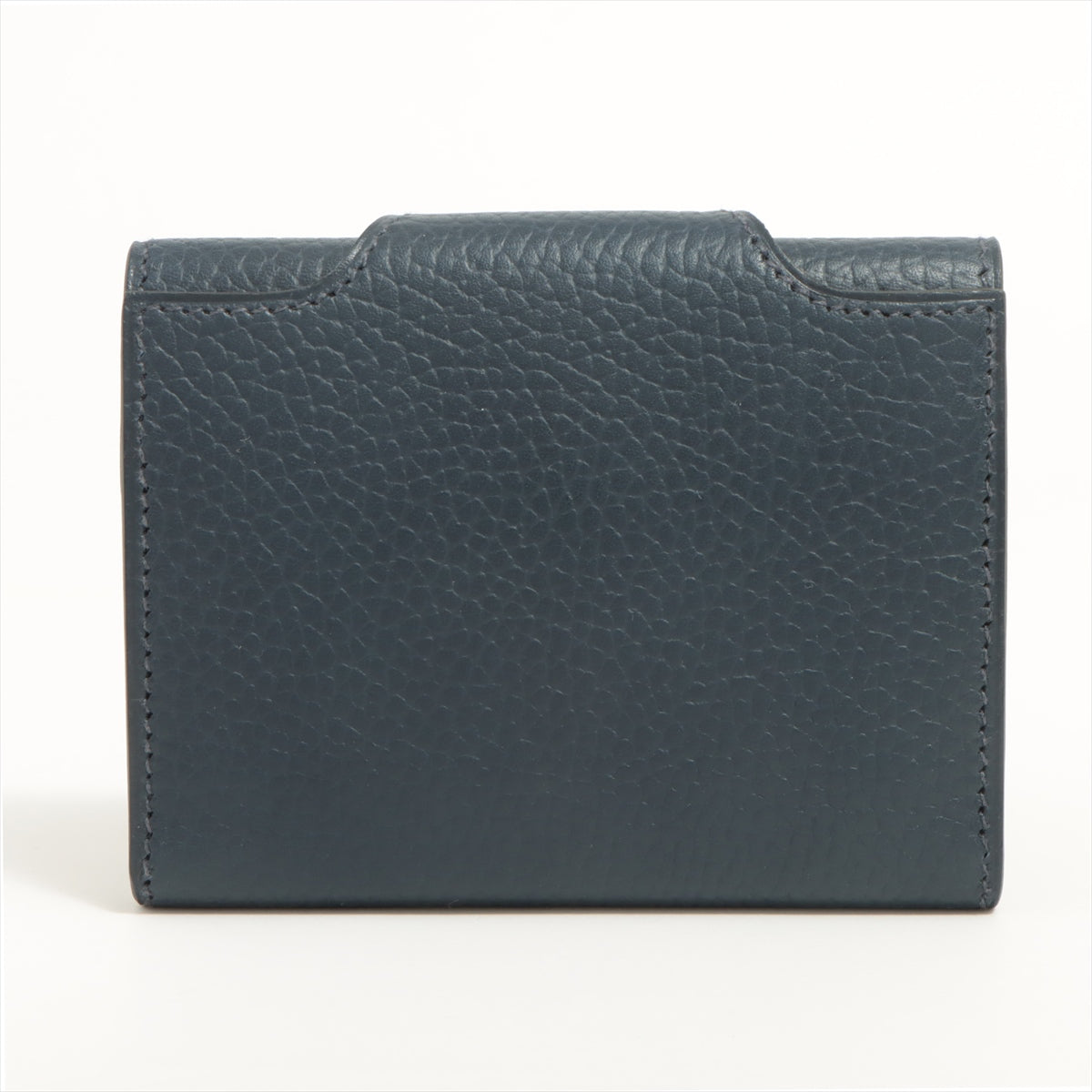 Hermès Ulysse Togo Compact Wallet Navy Blue Silver Metal Fittings B: 2023 Coin Purse Card Case