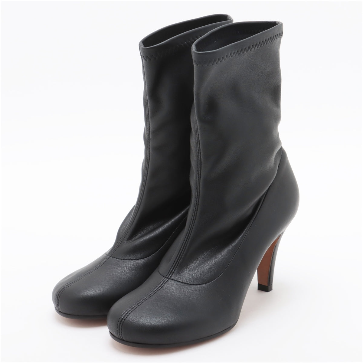 Maison Margiela 20AW Leather Boots 35 Ladies' Black S58WU0357 22 Missing insoles and heels