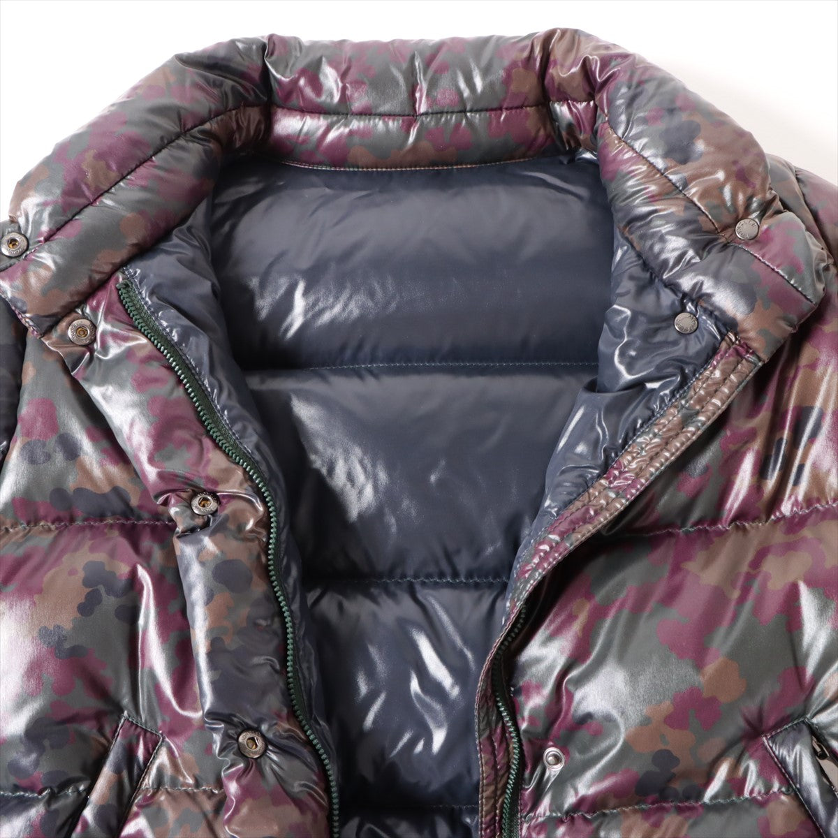 Moncler BRETHIL 16 years Nylon Down jacket 0 Ladies' Multicolor  Camouflage