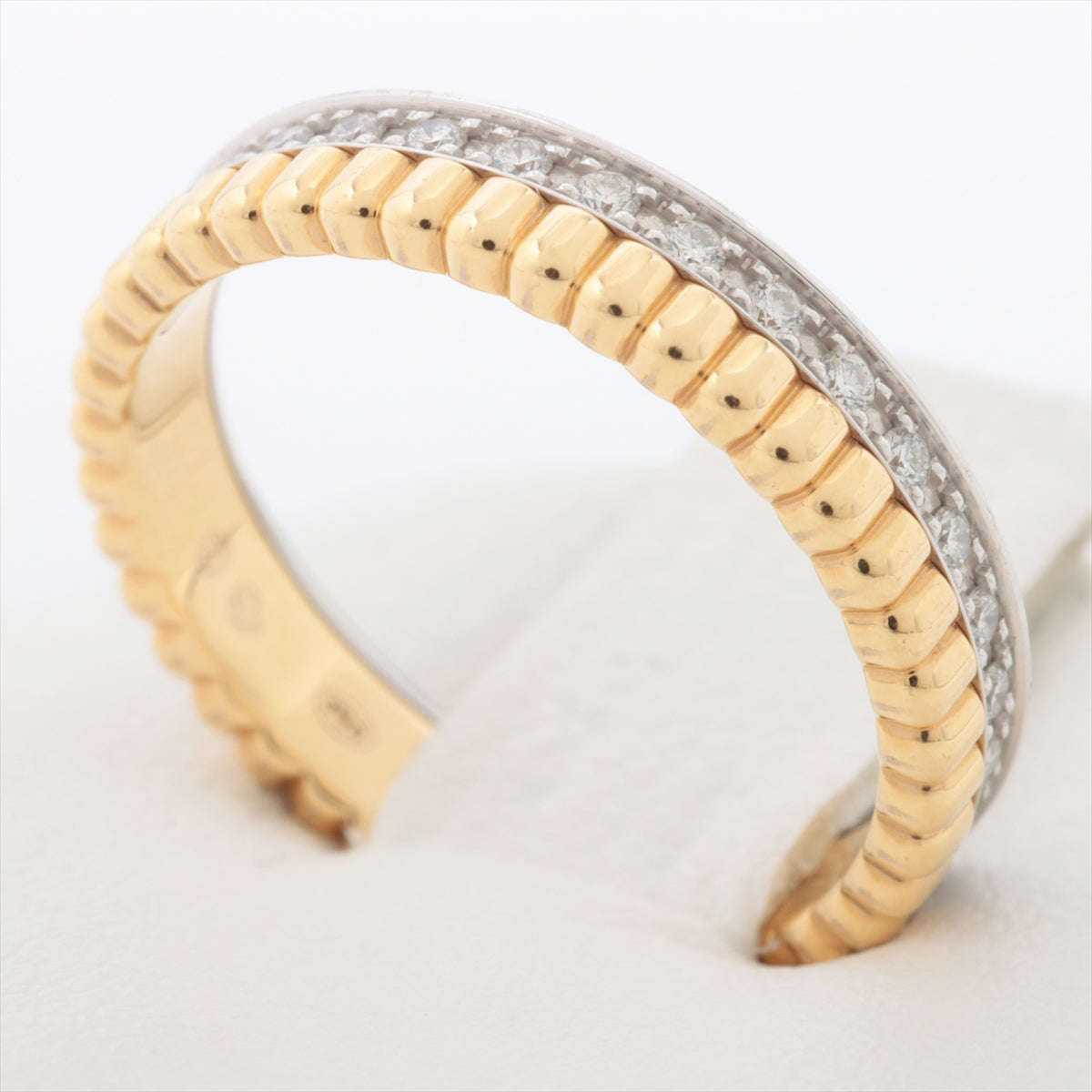 Boucheron Quatre Radiant Marriages diamond rings 750(YG×WG) 3.2g 48 JAL0013448