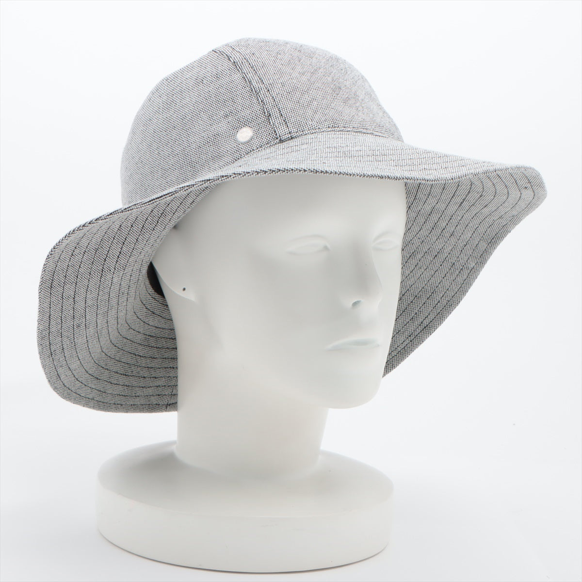 Hermès Hat 58 Cotton Grey
