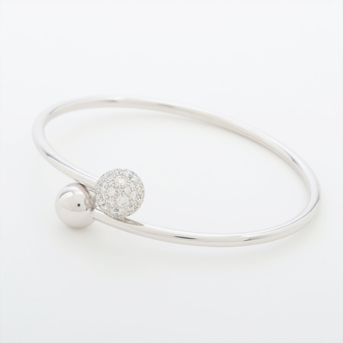 Tiffany HardWear Ball bypassing Medium Diamond Bracelet 750(WG) 7.5g