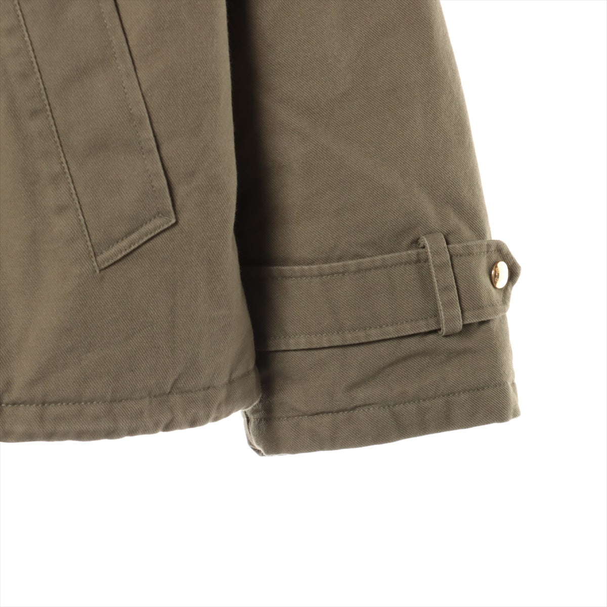 Celine Cotton & Polyester Insulated jacket 34 Ladies' Khaki  2W487597C Hedi Period