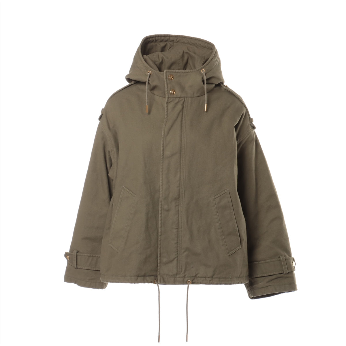 Celine Cotton & Polyester Insulated jacket 34 Ladies' Khaki  2W487597C Hedi Period