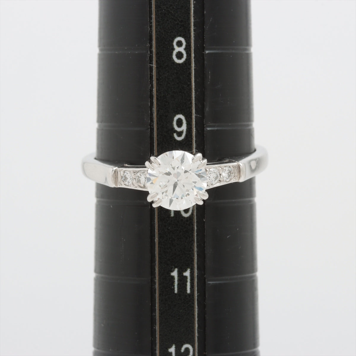 Harry Winston Triste Diamond Ring Pt950 3.5g 0.70 F VS1 VG NONE Published by GIA 2005