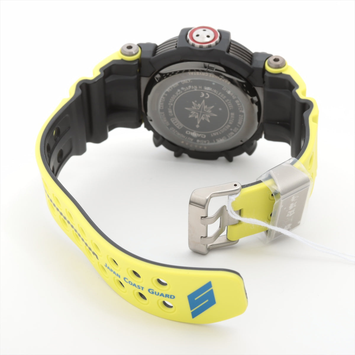 Casio G-SHOCK Frogman Collaboration on the 70th anniversary of the establishment of the Maritime Safety System GWF-D1000JCG-9JR SS & Rubber Solar Digital-Face